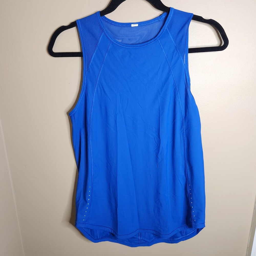 Lululemon Sculpt Tank Top Cerulean Blue (?) Size 6